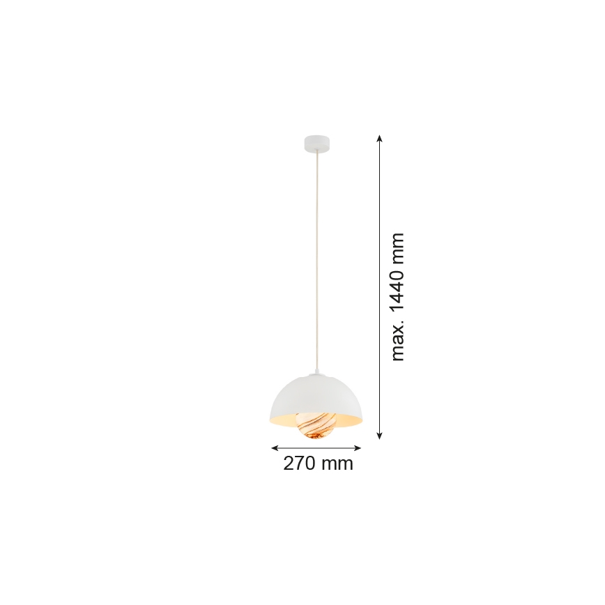 Argon 8443 - Chandelier on a string PIAVA 1xE14/7W/230V alabaster white