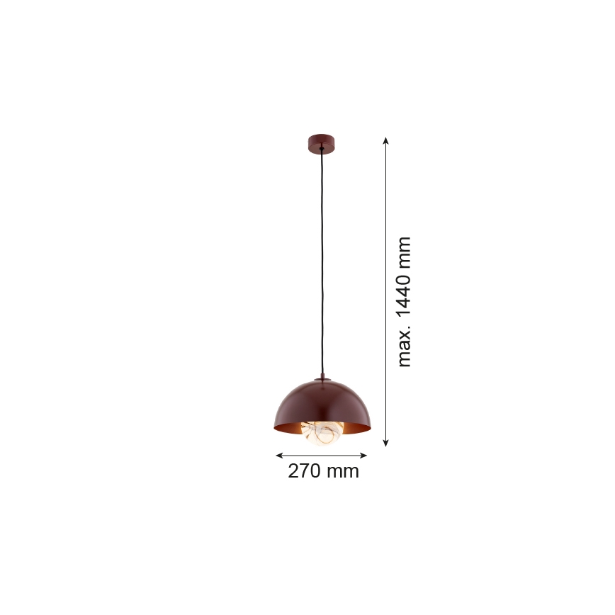 Argon 8444 - Chandelier on a string PIAVA 1xE14/7W/230V alabaster brown