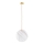 Argon 8448 - Chandelier on a string ALMIROS 1xE27/15W/230V d. 30 cm alabaster gold