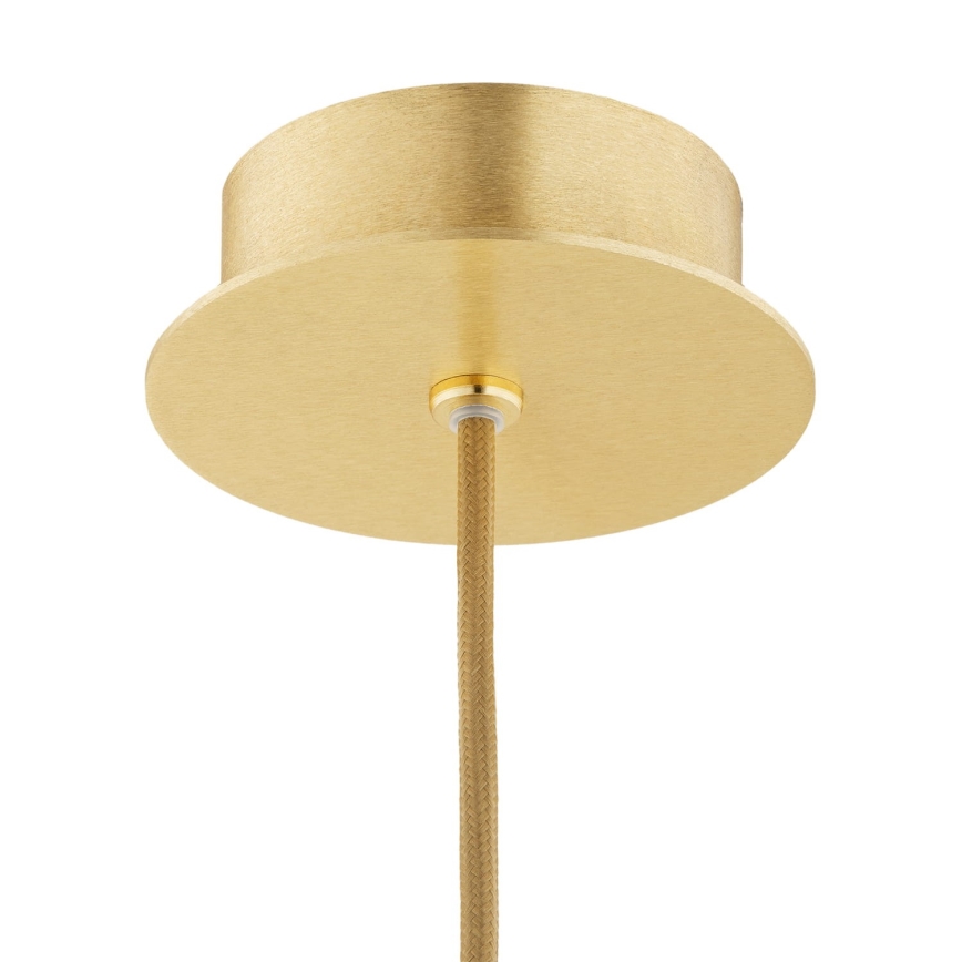 Argon 8448 - Chandelier on a string ALMIROS 1xE27/15W/230V d. 30 cm alabaster gold