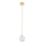 Argon 8450 - Chandelier on a string ALMIROS 1xE14/7W/230V d. 12 cm alabaster gold