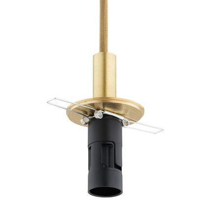 Argon 8450 - Chandelier on a string ALMIROS 1xE14/7W/230V d. 12 cm alabaster gold