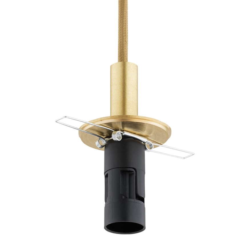 Argon 8450 - Chandelier on a string ALMIROS 1xE14/7W/230V d. 12 cm alabaster gold