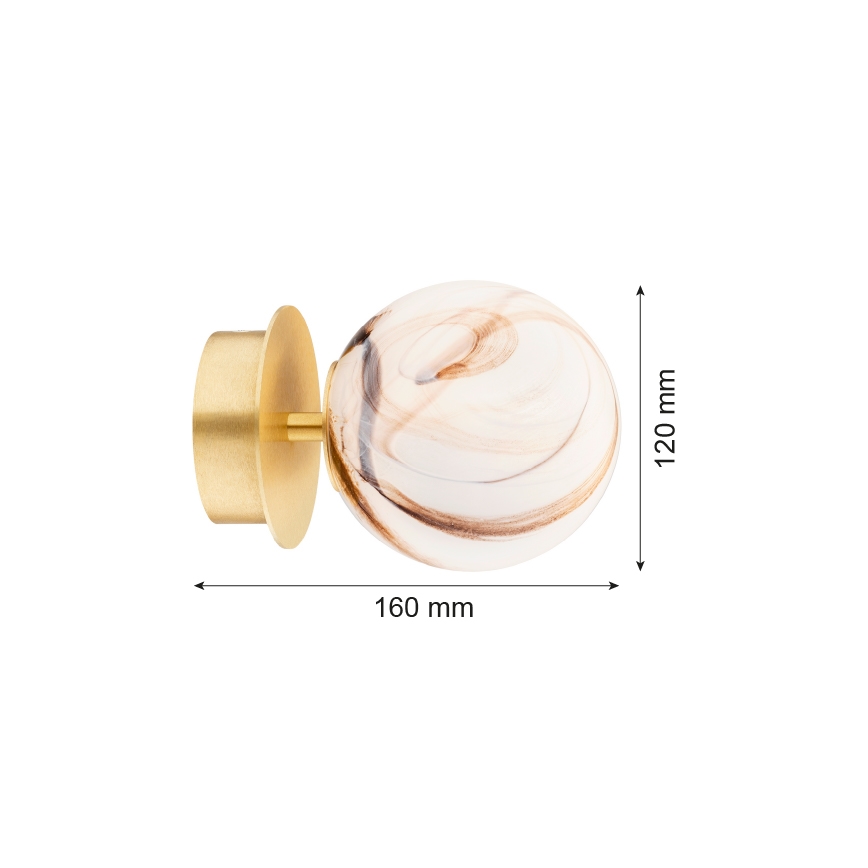 Argon 8453 - Wall light FABIO 1xE14/7W/230V alabaster gold