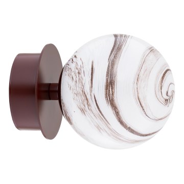 Argon 8455 - Wall light FABIO 1xE14/7W/230V alabaster brown