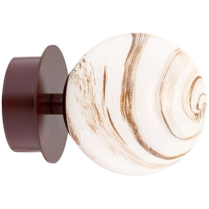 Argon 8455 - Wall light FABIO 1xE14/7W/230V alabaster brown
