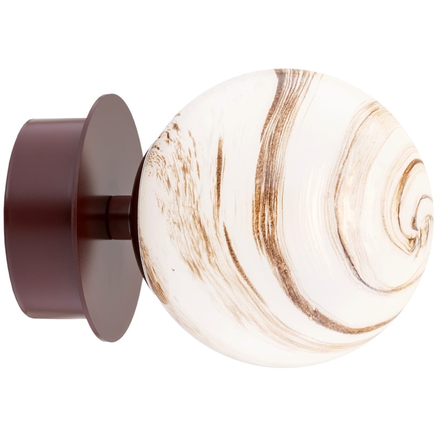 Argon 8455 - Wall light FABIO 1xE14/7W/230V alabaster brown