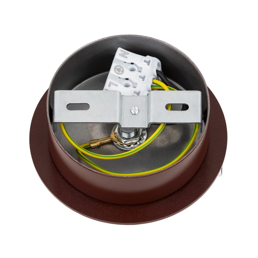 Argon 8455 - Wall light FABIO 1xE14/7W/230V alabaster brown