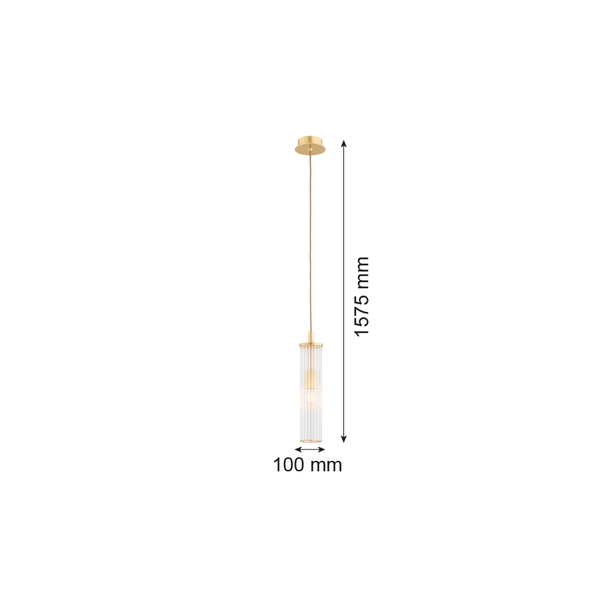 Argon 8489 - Chandelier on a string HAMPTON 1xE14/7W/230V gold