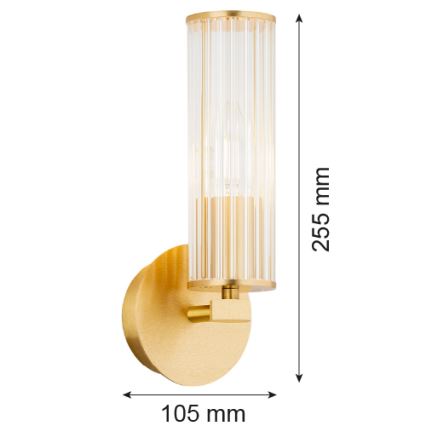Argon 8497 - Wall light HAMPTON 1xE14/7W/230V gold