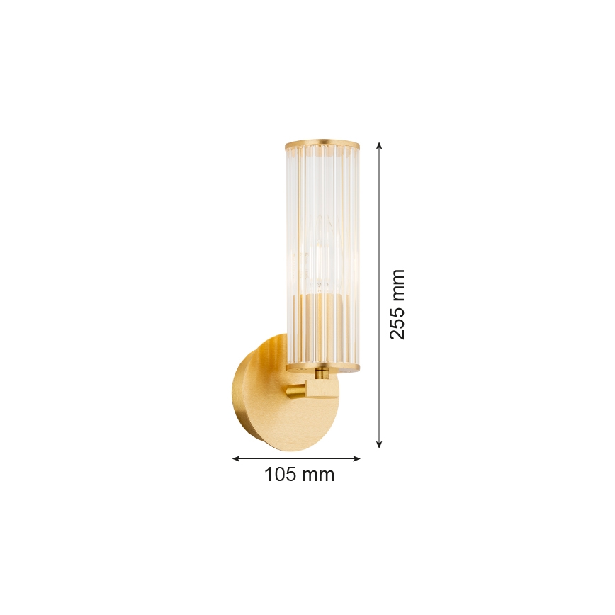 Argon 8497 - Wall light HAMPTON 1xE14/7W/230V gold