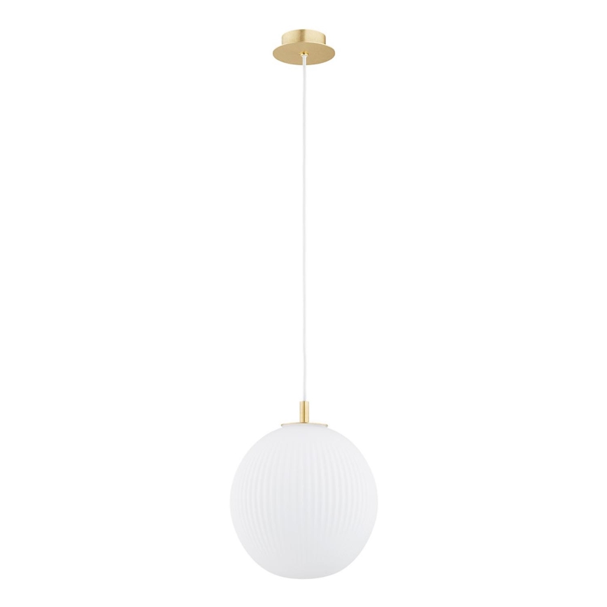 Argon 8507 - Chandelier on a string PALOMA 1xE27/15W/230V d. 25 cm gold/white