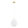 Argon 8507 - Chandelier on a string PALOMA 1xE27/15W/230V d. 25 cm gold/white
