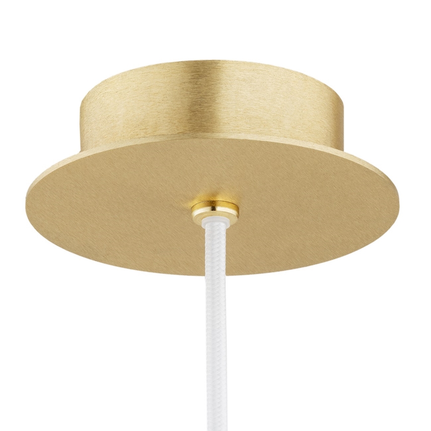 Argon 8507 - Chandelier on a string PALOMA 1xE27/15W/230V d. 25 cm gold/white