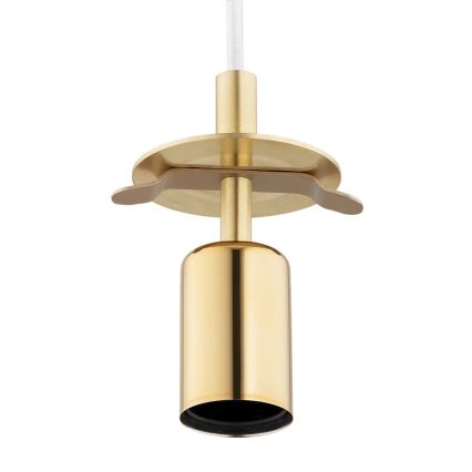 Argon 8507 - Chandelier on a string PALOMA 1xE27/15W/230V d. 25 cm gold/white