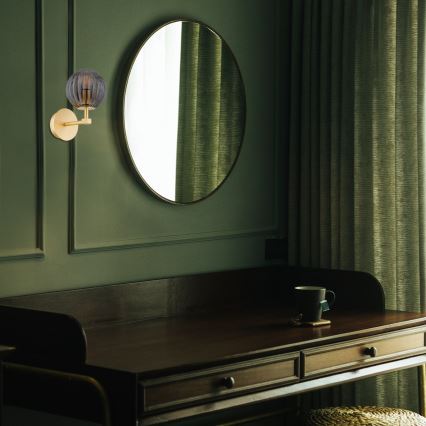 Argon 8508 - Wall lamp PALOMA 1xE14/7W/230V gold/black