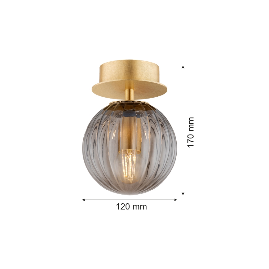 Argon 8510 - Wall light PALOMA 1xE14/7W/230V gold/black