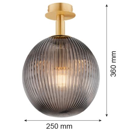 Argon 8511 - Ceiling light PALOMA 1xE27/15W/230V gold/black
