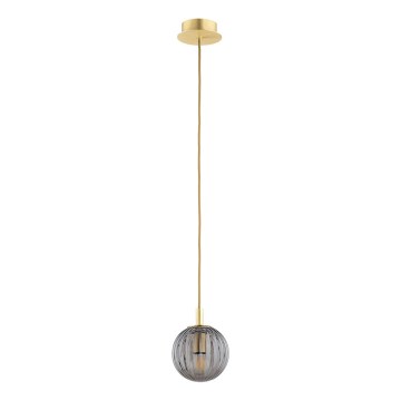 Argon 8512 - Chandelier on a string PALOMA 1xE14/7W/230V d. 12 cm gold/black
