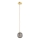 Argon 8512 - Chandelier on a string PALOMA 1xE14/7W/230V d. 12 cm gold/black