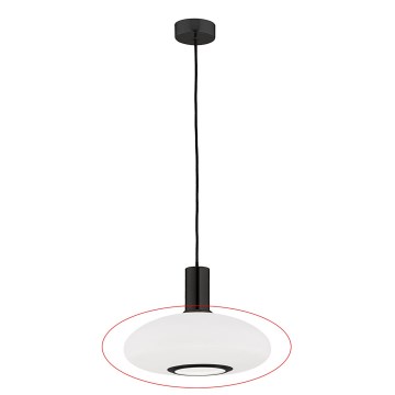 Argon 8565 - Replacement glass for the SAGUNTO PLUS E27 chandelier