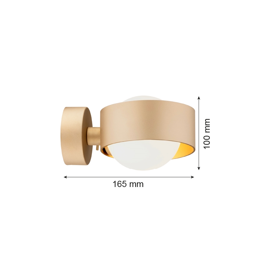 Argon 8567 - Bathroom wall light MASSIMO PLUS 1xG9/6W/230V IP44 gold