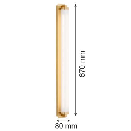 Argon 8622 - LED Wall light HAMPTON LED/34W/230V 3000K brass