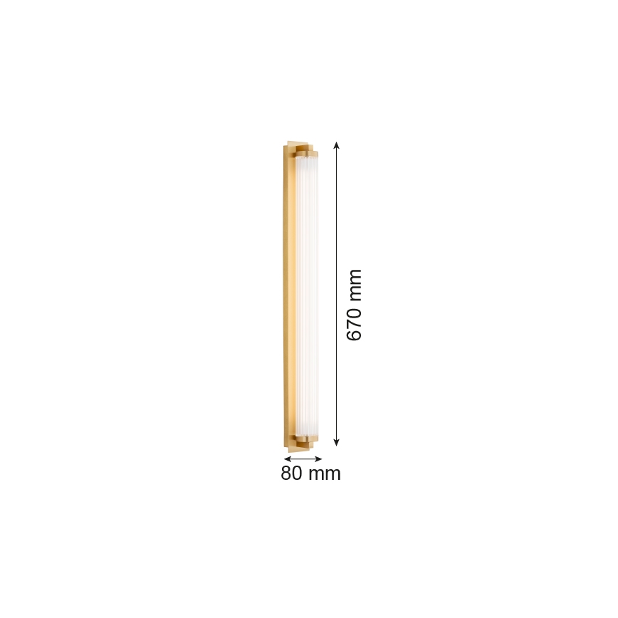 Argon 8622 - LED Wall light HAMPTON LED/34W/230V 3000K brass