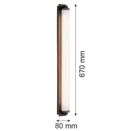 Argon 8623 - LED Wall light HAMPTON LED/34W/230V 3000K black