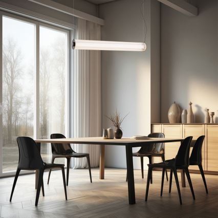 Argon 8628 - LED Chandelier on a string HAMPTON LED/60W/230V 3000K 80 cm black