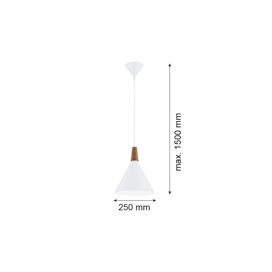 Argon 8630 - Chandelier on a string KEGEL 1xE27/15W/230V white