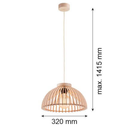 Argon 8633 - Chandelier on a string TRE 1xE27/15W/230V