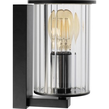 Argon 8748 - Outdoor wall light NORFOLK 1xE27/15W/230V IP44 black