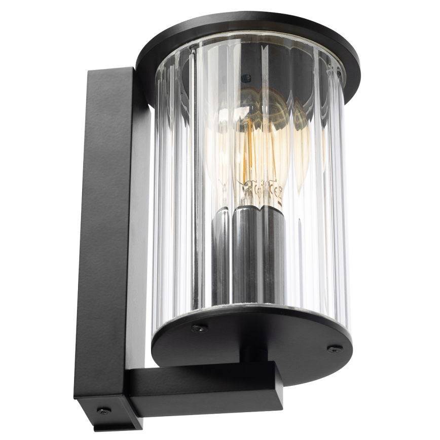 Argon 8748 - Outdoor wall light NORFOLK 1xE27/15W/230V IP44 black