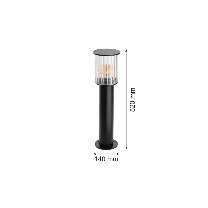 Argon 8749 - Outdoor lamp NORFOLK 1xE27/15W/230V IP44 52cm black