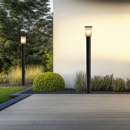 Argon 8750 - Outdoor lamp NORFOLK 1xE27/15W/230V IP44 124cm black