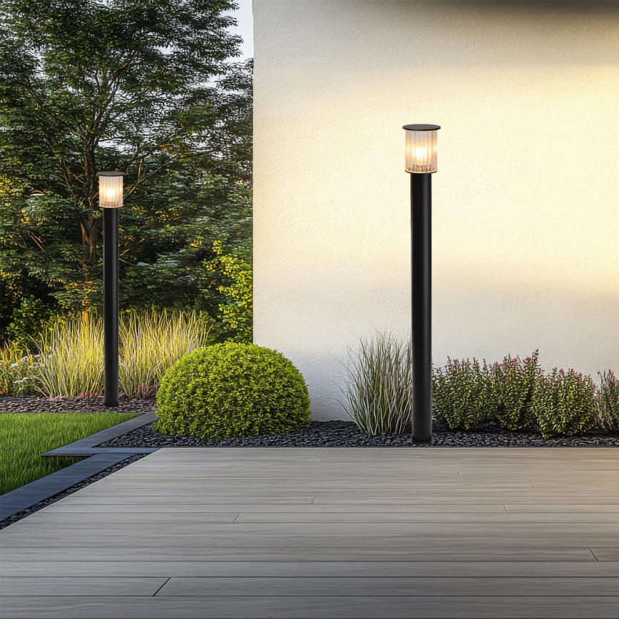 Argon 8750 - Outdoor lamp NORFOLK 1xE27/15W/230V IP44 124cm black