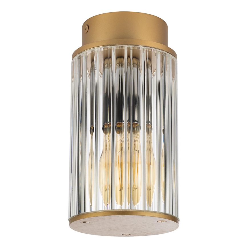 Argon 8774 - Outdoor ceiling light NORFOLK 1xE27/15W/230V IP44 gold