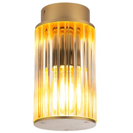 Argon 8774 - Outdoor ceiling light NORFOLK 1xE27/15W/230V IP44 gold