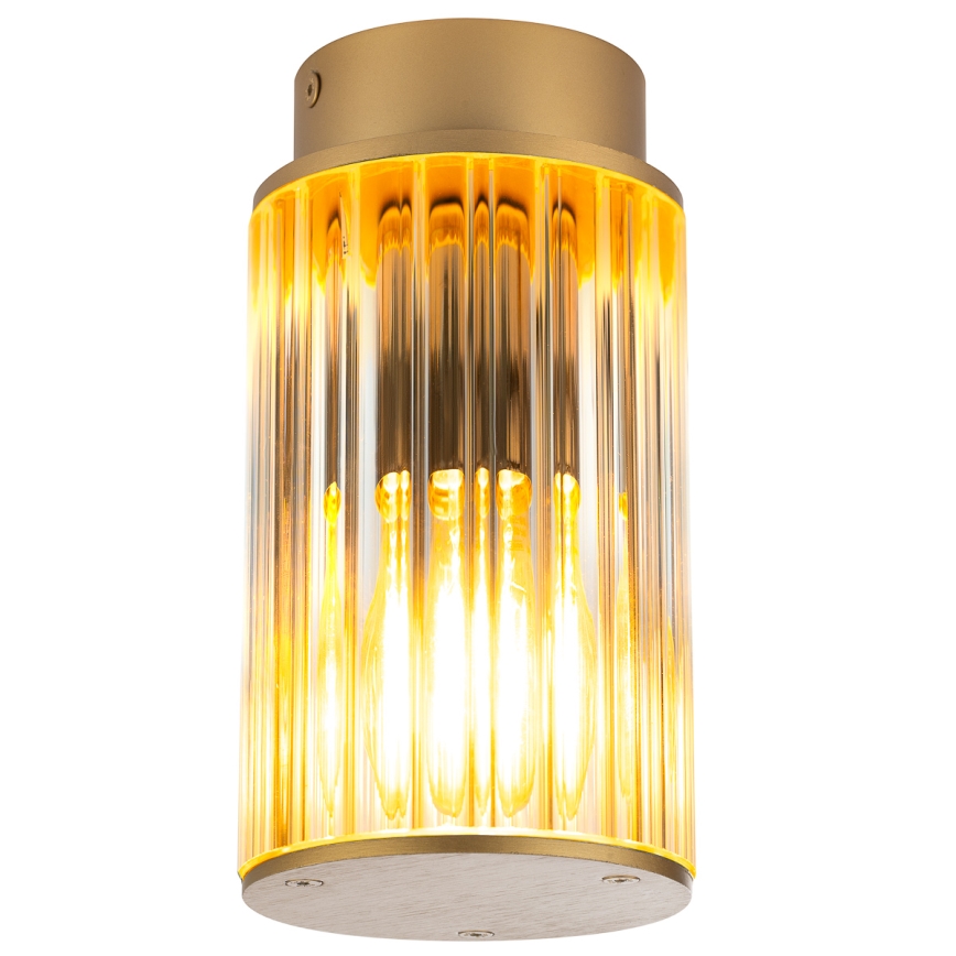 Argon 8774 - Outdoor ceiling light NORFOLK 1xE27/15W/230V IP44 gold