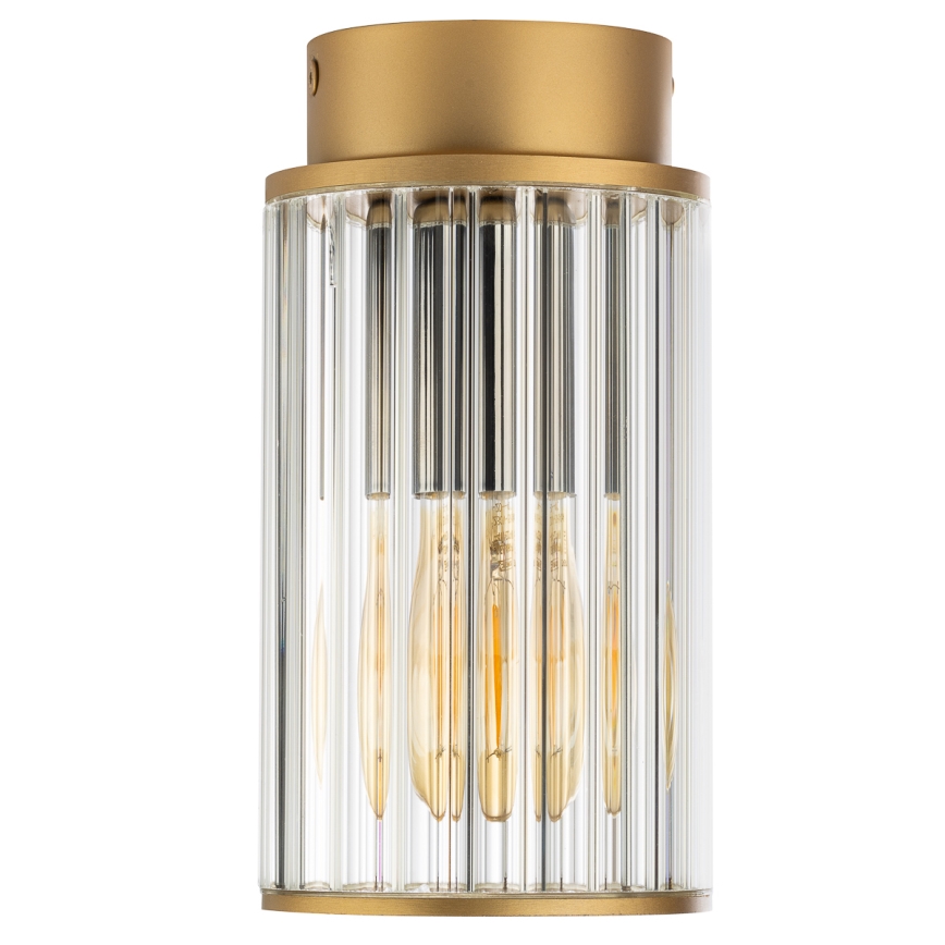 Argon 8774 - Outdoor ceiling light NORFOLK 1xE27/15W/230V IP44 gold