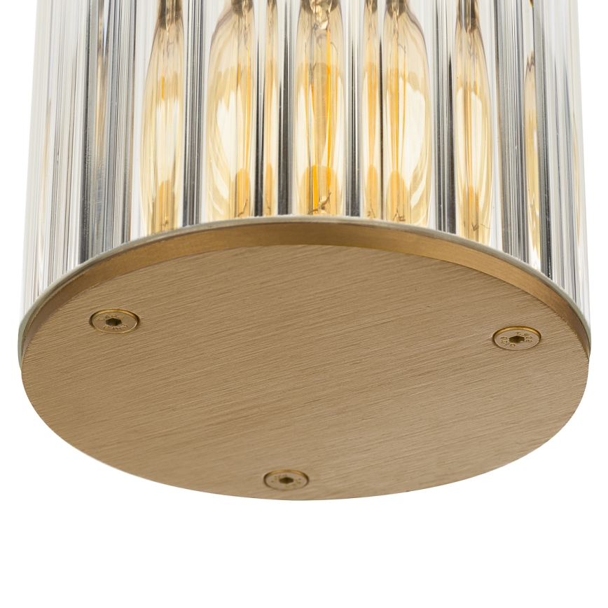 Argon 8774 - Outdoor ceiling light NORFOLK 1xE27/15W/230V IP44 gold