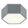 Argon 8784 - LED Ceiling light LIBERO LED/12W/230V 3000K grey