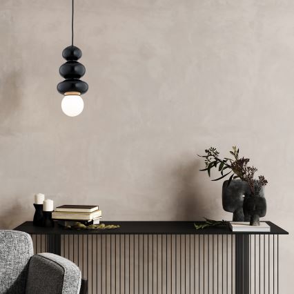 Argon 8788 - ORLANDO PLUS Cable-Suspended Bathroom Pendant Light 1xG9/6W/230V IP44 Black