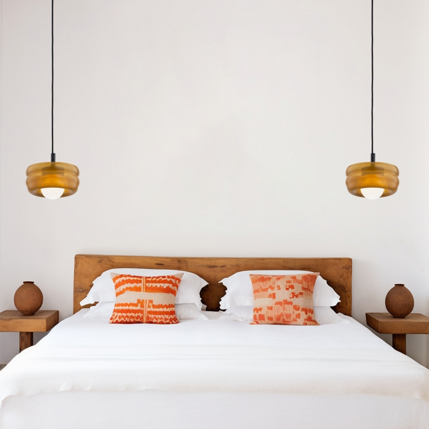 Argon 8816 - Chandelier on a string TEVO 1xG9/4,5W/230V brown/smoky