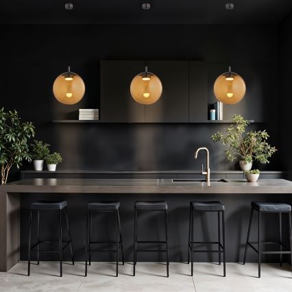 Argon 8831 - Chandelier on a string SACRAMENTO 1xGX53/8W/230V brown/smoky