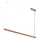Argon 8834 - LED Chandelier on a string MIAMI LED/37W/230V 3000K brown