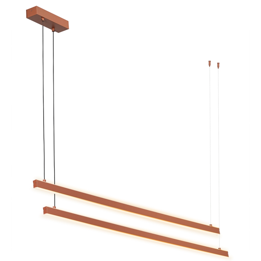 Argon 8837 - LED Chandelier on a string MIAMI LED/74W/230V 3000K brown