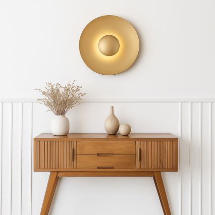 Argon 8865 - BOLTON LED Wall Light LED/12.5W/230V 3000K Gold