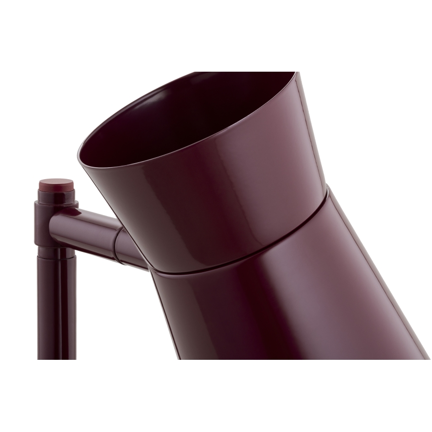 Argon 8877 - LORD table lamp 1xE14/7W/230V wine red